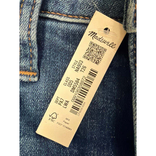 NWT Madewell Curvy High-Rise Skinny Jeans Lanette Wash Size 26T Tall
