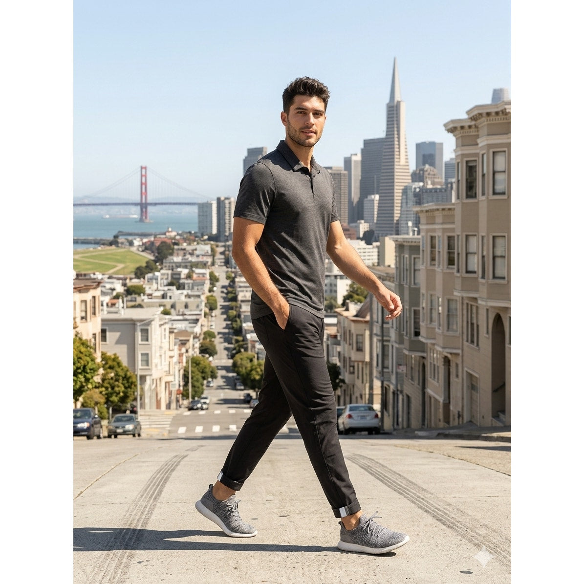 Lululemon Men’s Pants Black Size 32 EUC Warpstreme High Performance Chino