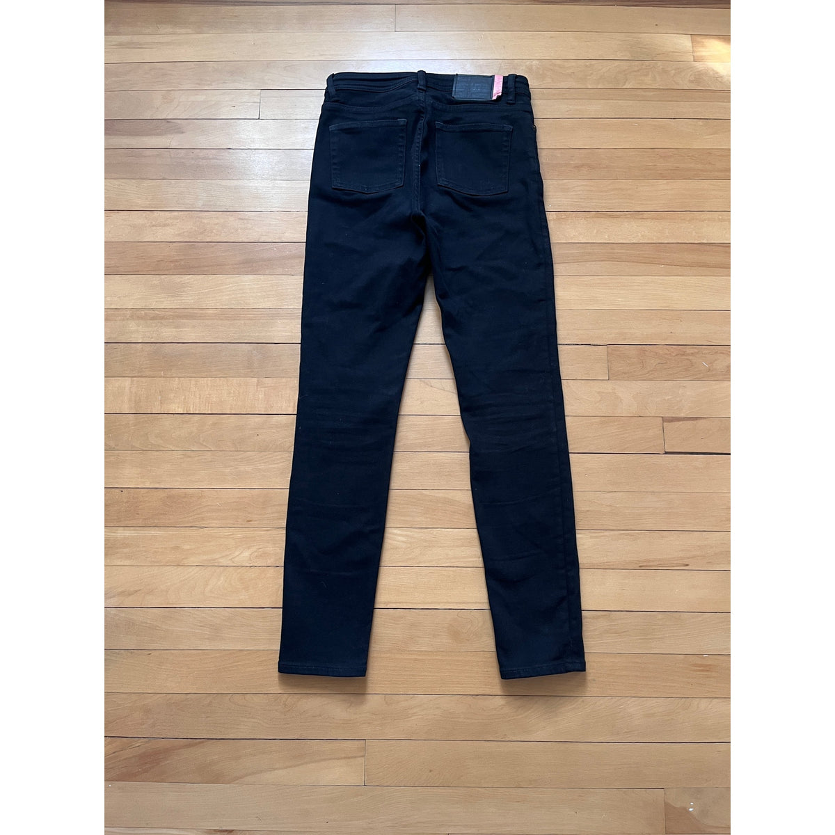 Acne Studios Peg Blk Skinny Jeans - Size 28 - EUC