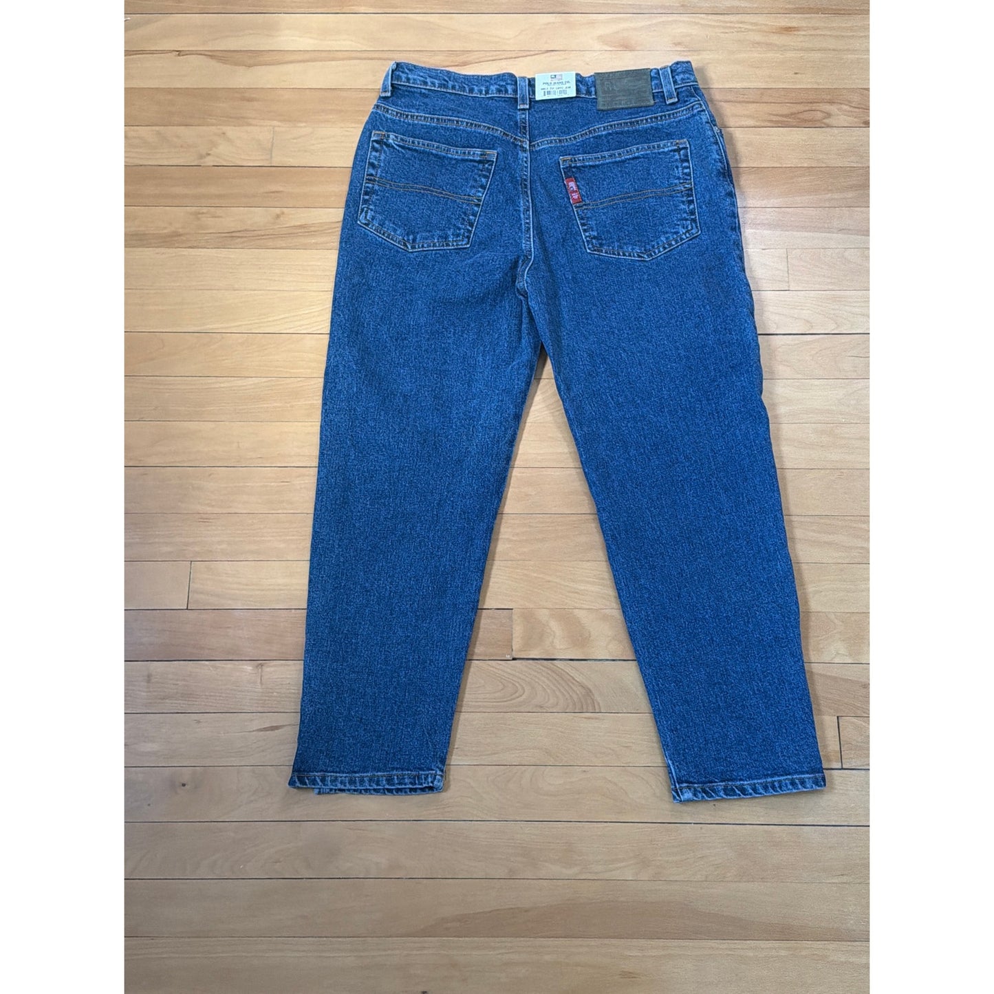 Ralph Lauren Size 10 Ankle Zip Capri Stretch Dark Wash Jean