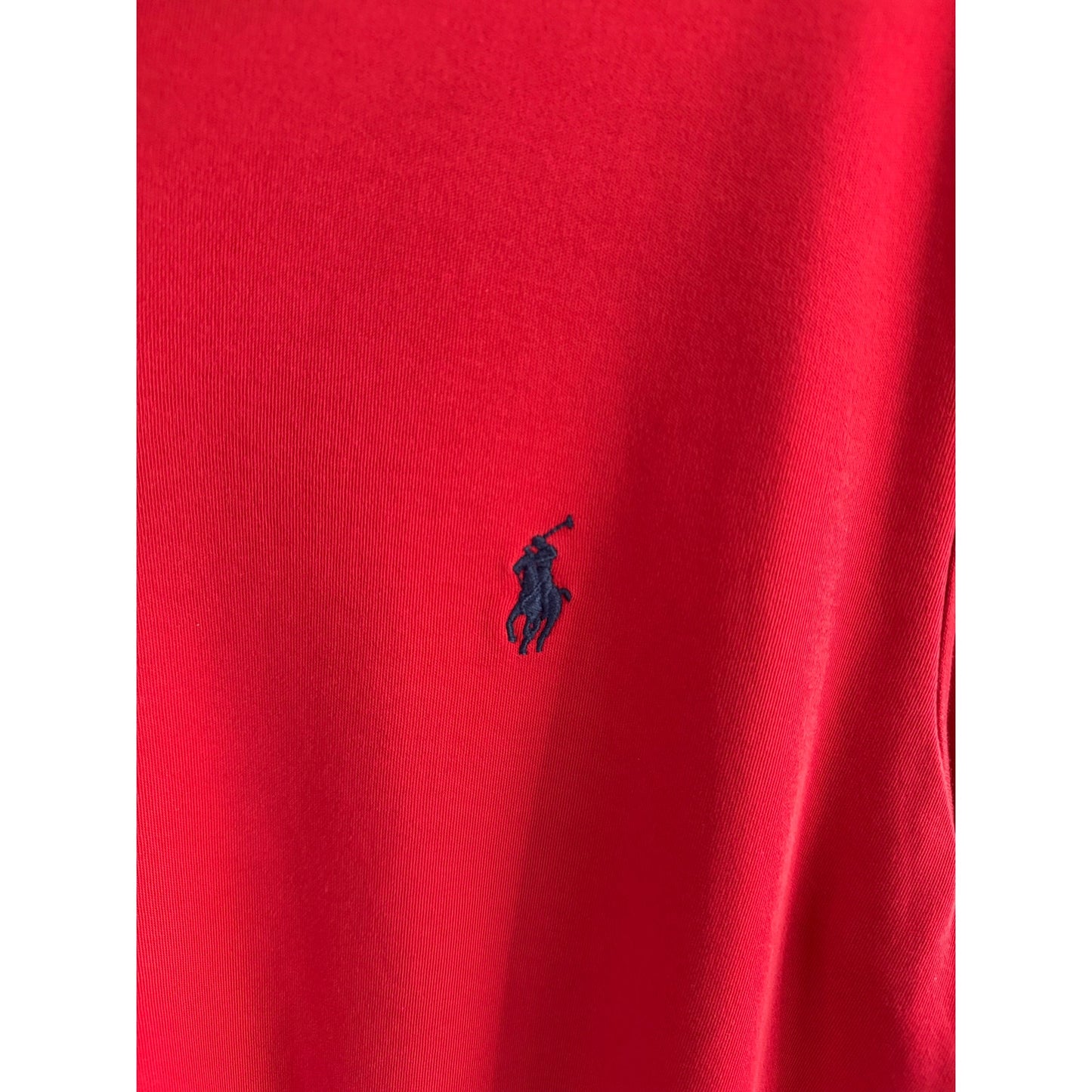 Polo Ralph Lauren Polo Red Shirt Men's Blue Pony - Large