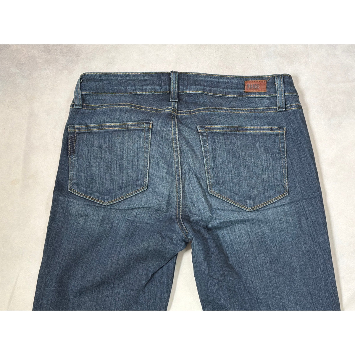 PAIGE Verdugo Ankle Mid Rise Slim Jean Dark Wash Size 29