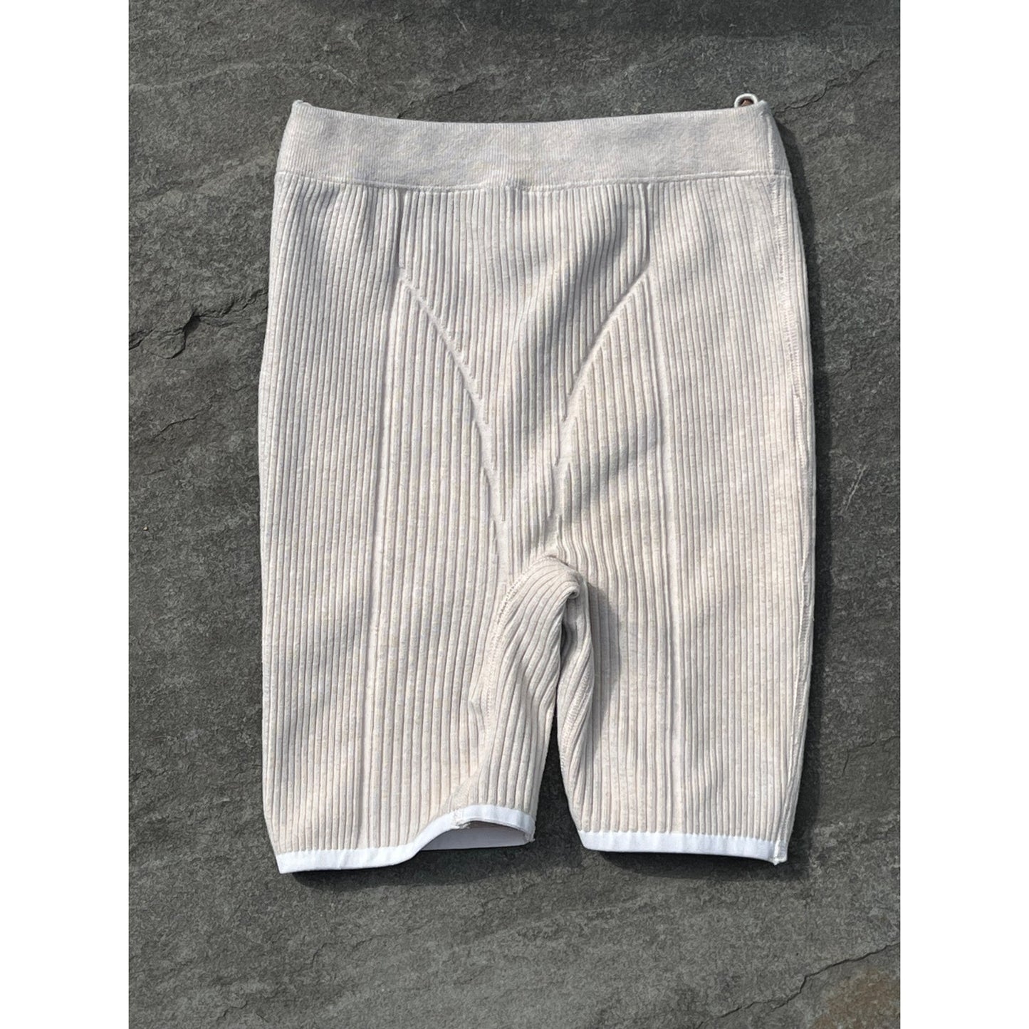 Nike x Jacquemus Ribbed Knit Tights Size XS Sand Beige EUC