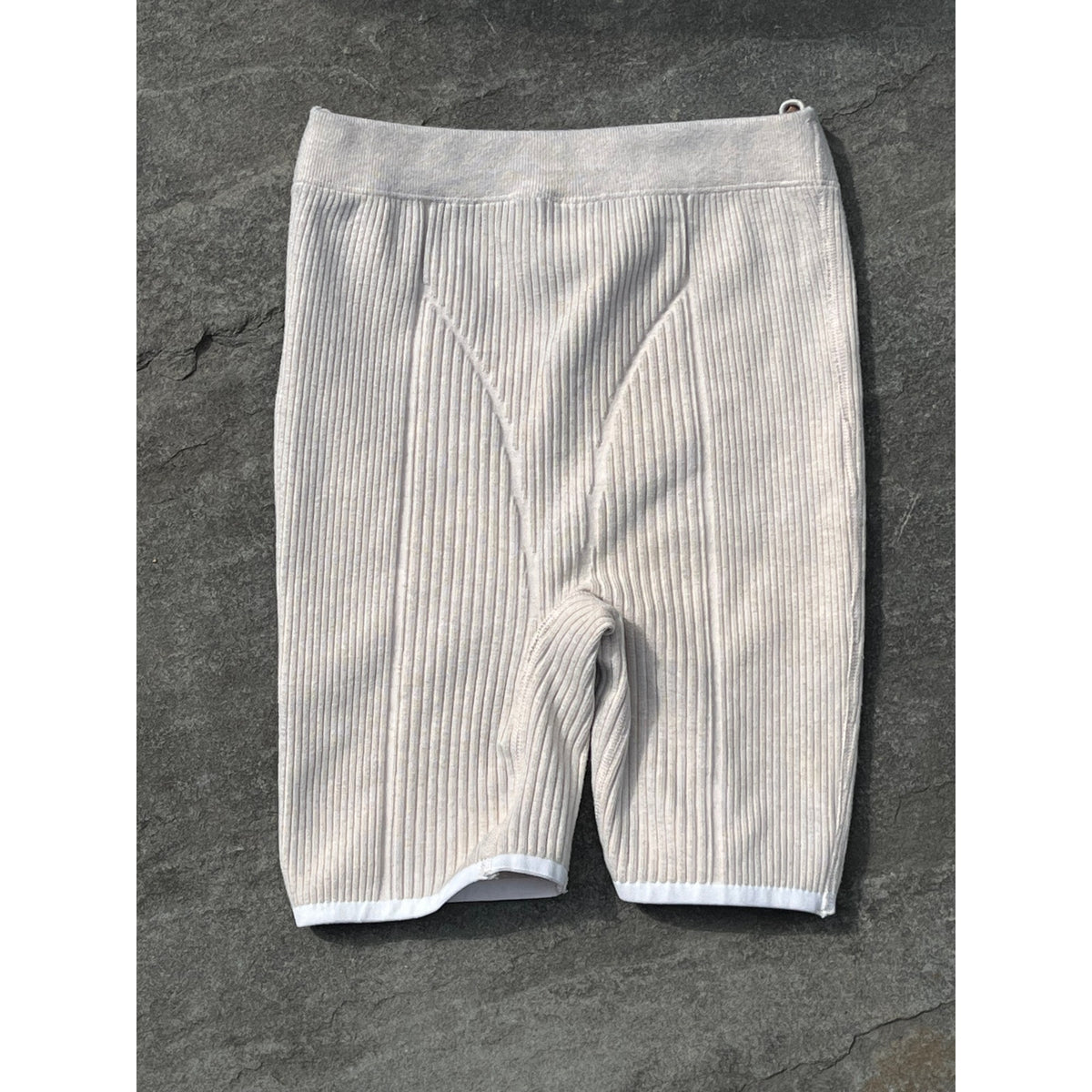 Nike x Jacquemus Ribbed Knit Tights Size XS Sand Beige EUC