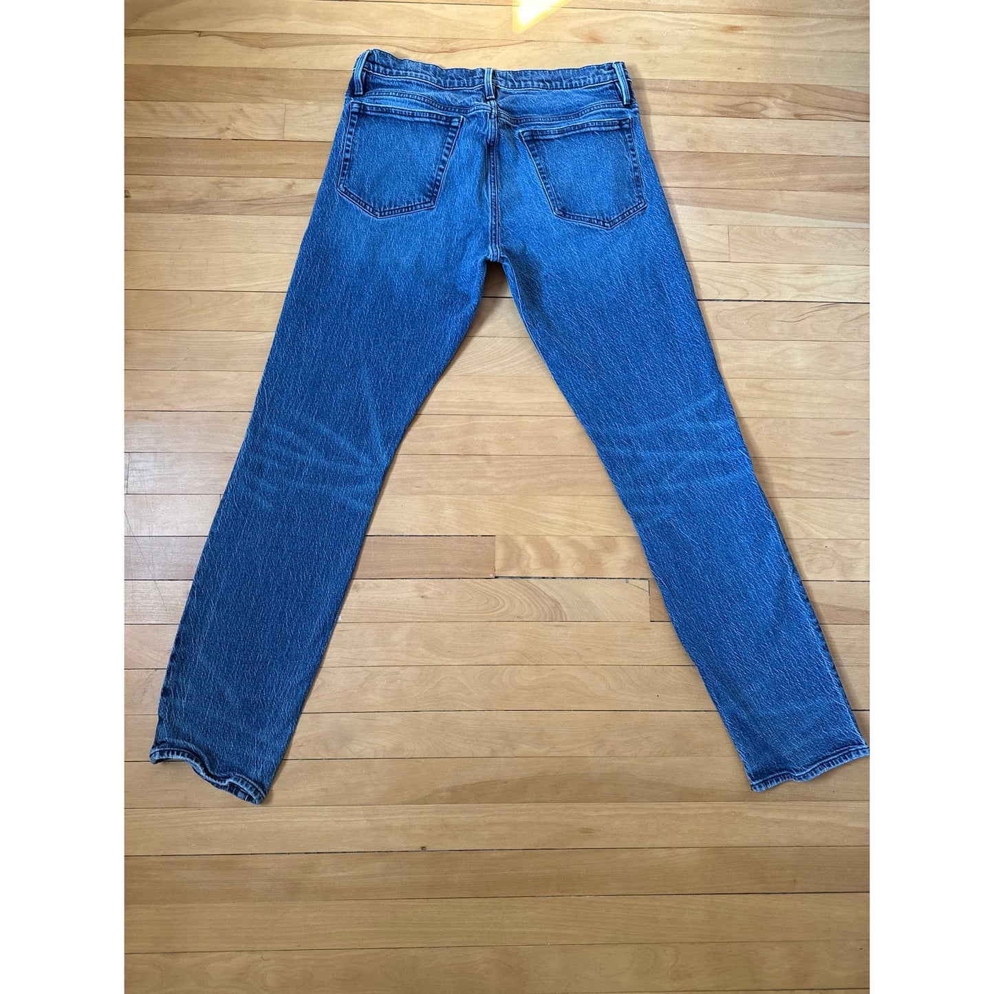 Frame L'Homme Slim Jeans Size 34 Fairhope Medium Wash Stretch Premium EUC