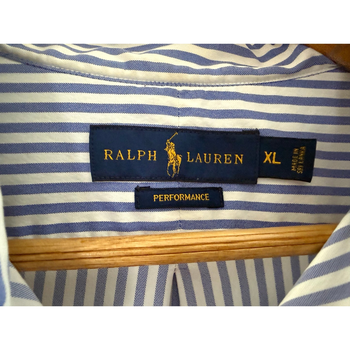 Polo Ralph Lauren Blue & White Pinstripe Shorts - Size XL (EUC)