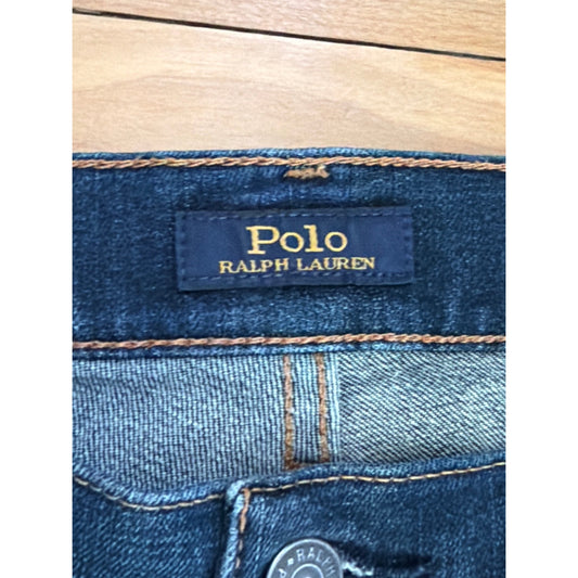 Polo Ralph Lauren Size 31 Tompkins Skinny Dark Wash Mid Rise Jeans