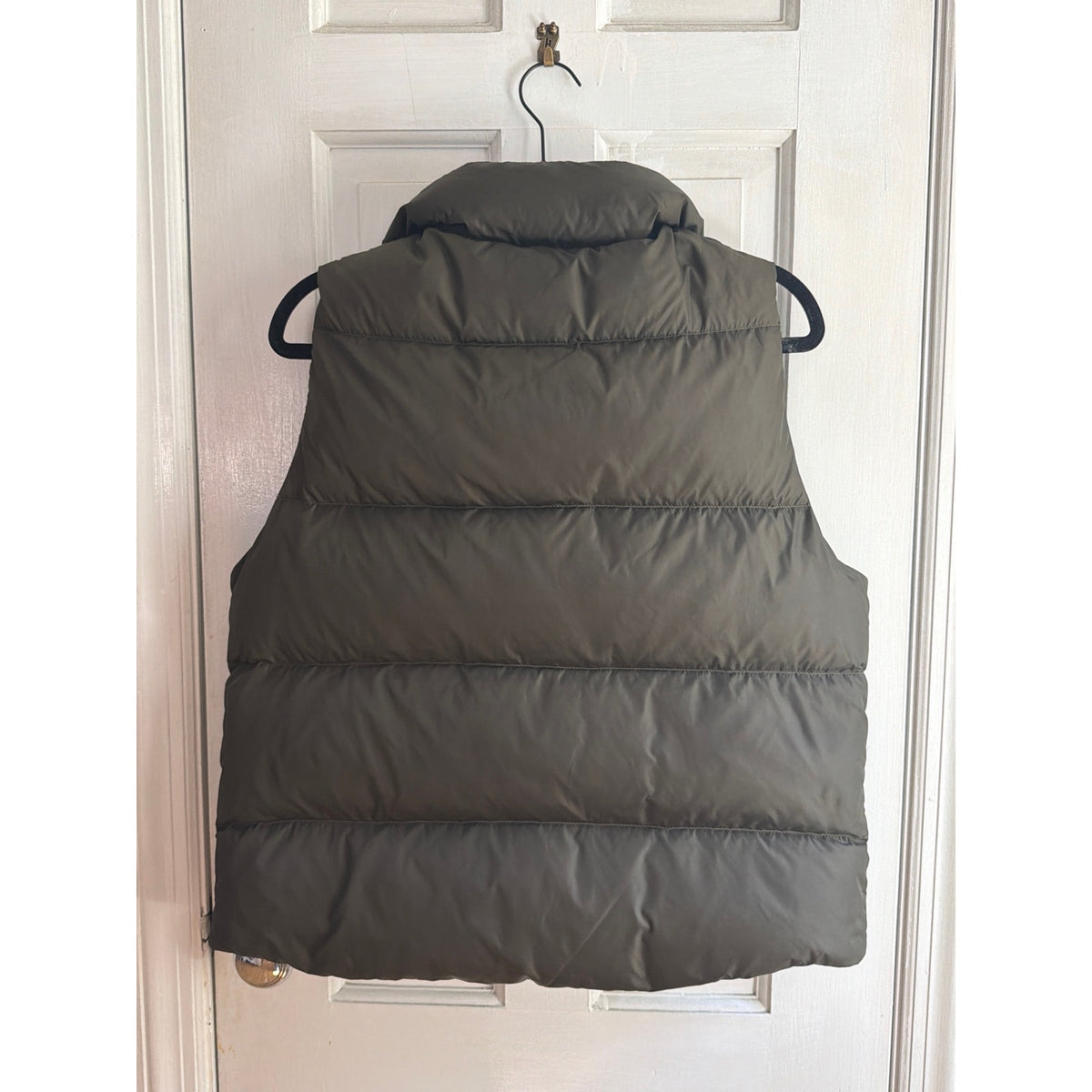 Denim & Supply Ralph Lauren Down Puffer Vest Mens Large Olive Rope Toggle Quilted