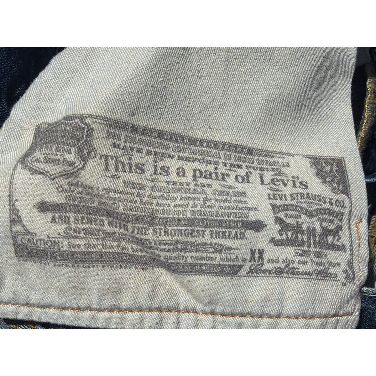 Levi 501 Size 30 x 32 Blue Men's Jeans Straight Special