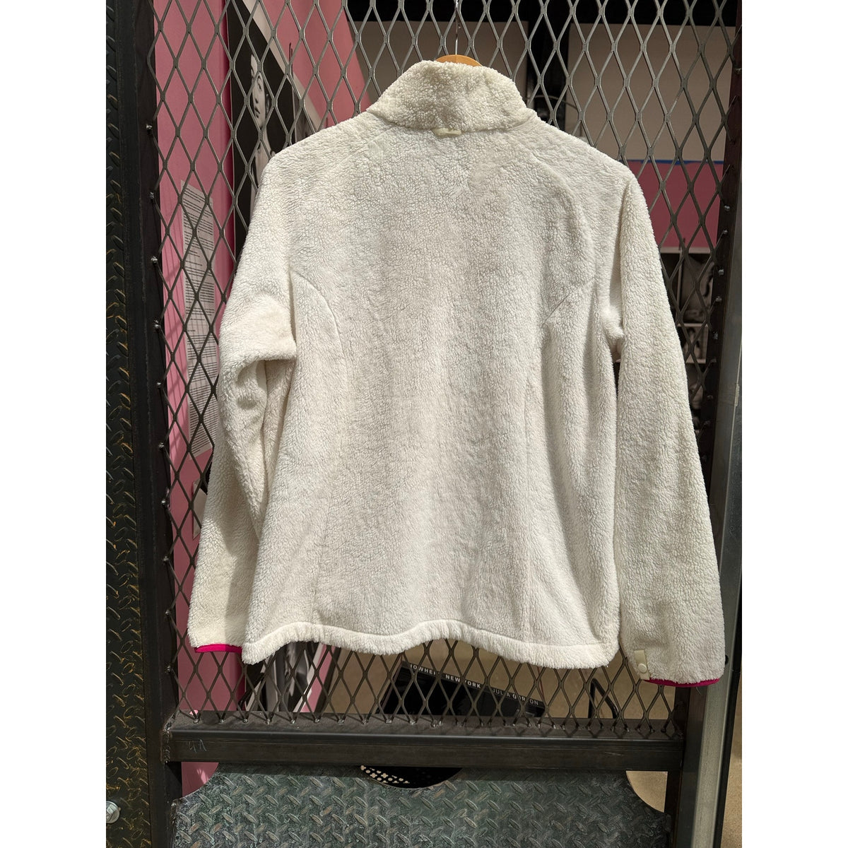 The North Face White Osito Full-Zip Fleece Jacket Women's Large Cozy Outerwear