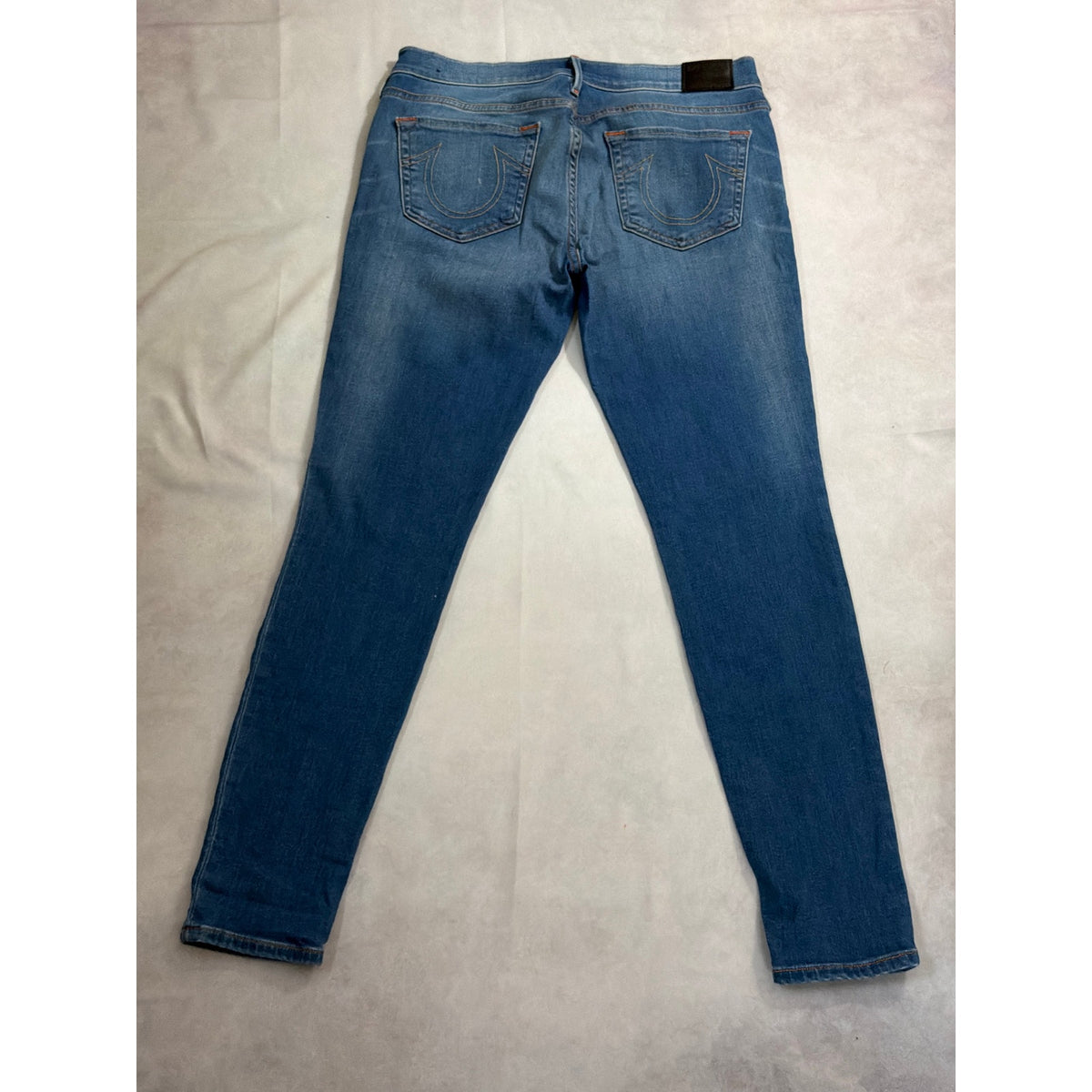 True Religion Size 30 Casey Low Rise Super Skinny Blue Jeans