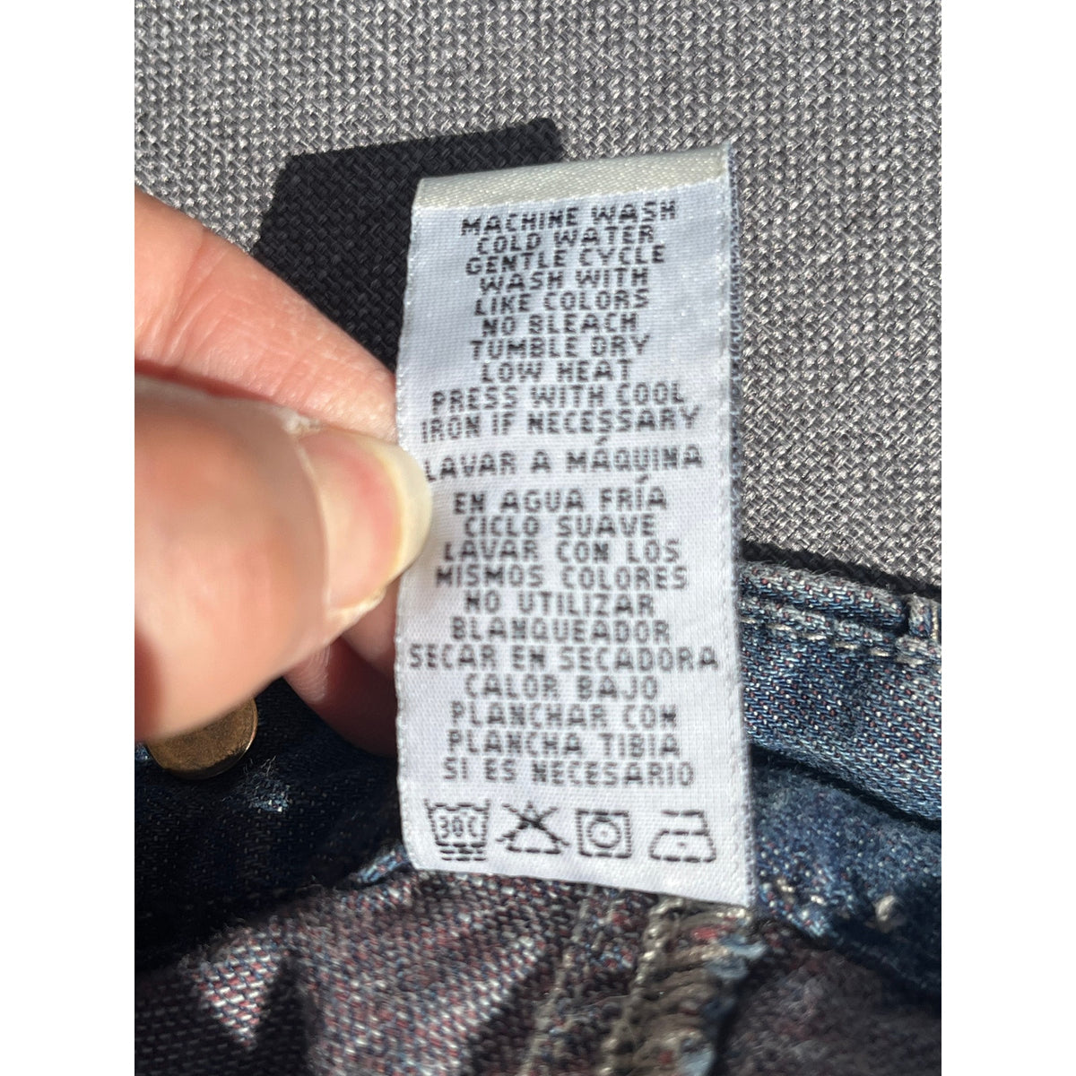 Vtg Polo Jeans Co Ralph Lauren Denim Mini Skirt RL-67 Y2K Utility Sz 6 29/30