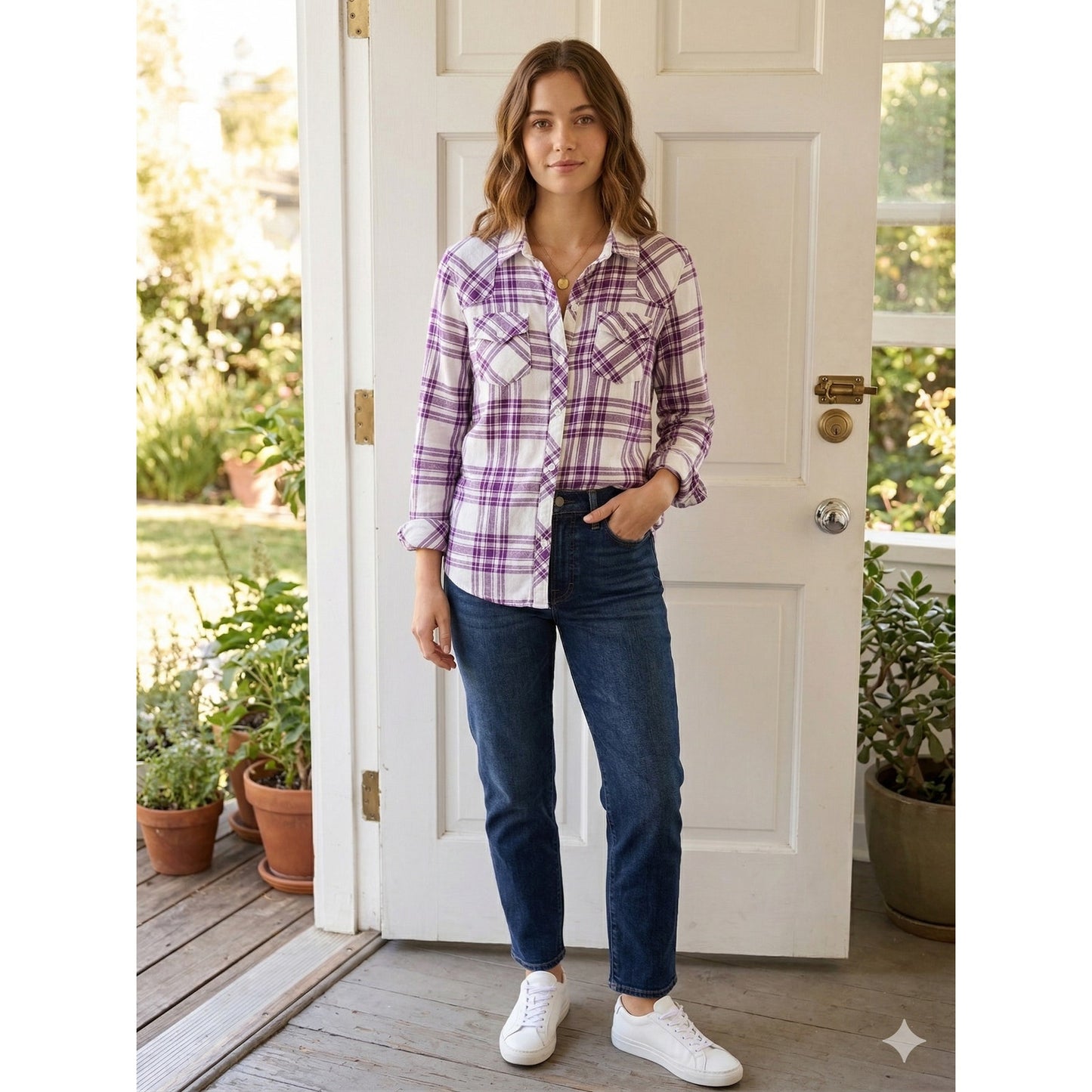RAILS Hunter Signature Plaid Button Down Shirt - Size XS - EUC