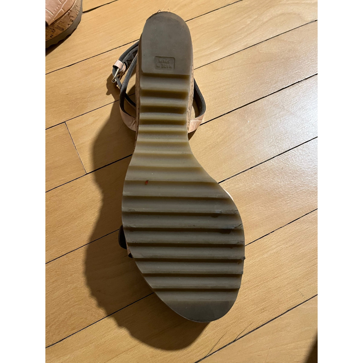Stella Mccartney Cork Heel Sandals Size 7