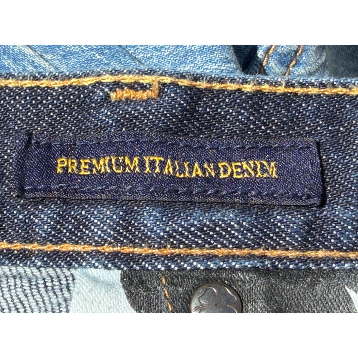 Lucky Brand High Rise Bridgette Crop Flare Jeans Size 12 / 31 Medium Wash Raw Hem