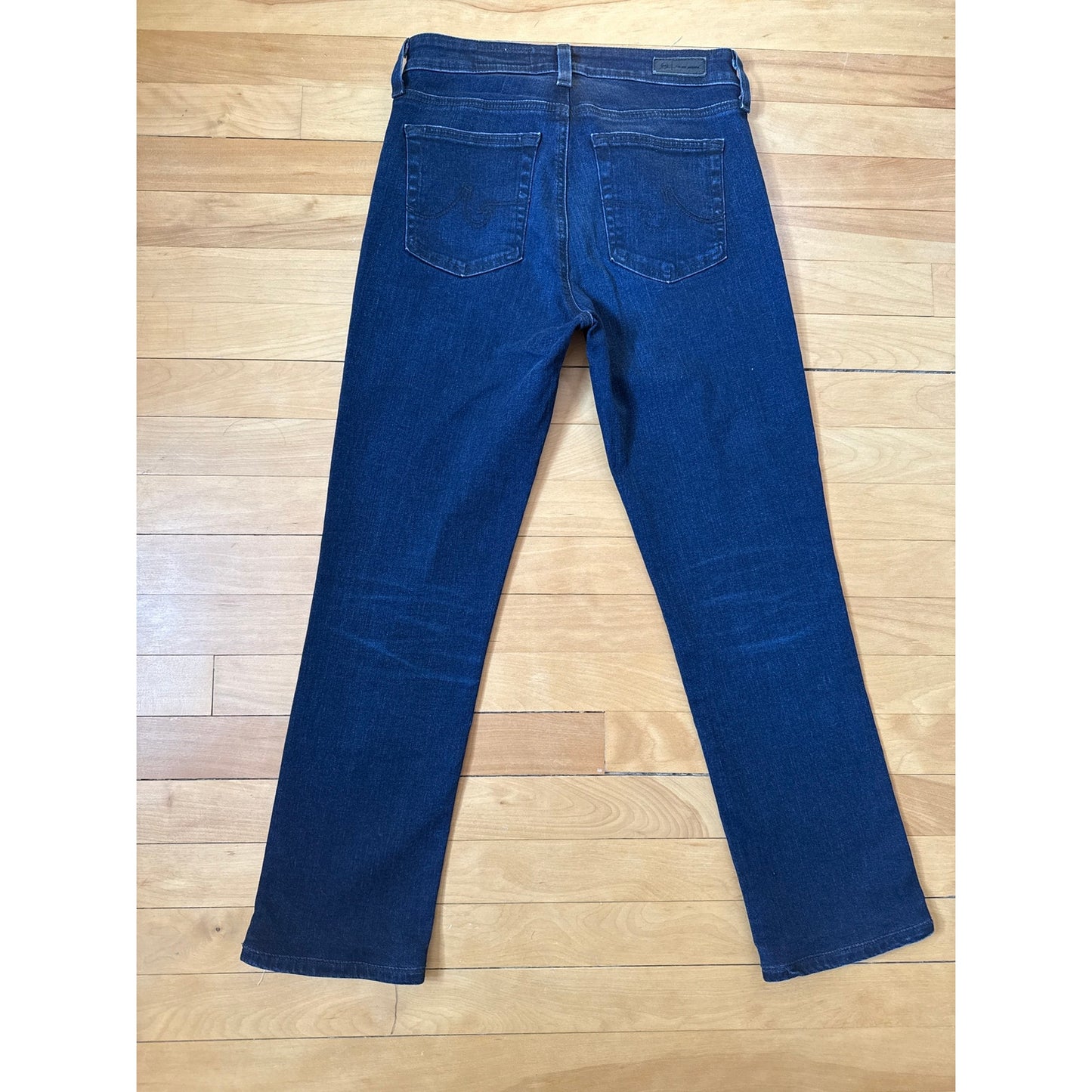 AG Adriano Goldschmied Mari Jeans Size 27R Dark Wash Japanese AG-ED Denim EUC