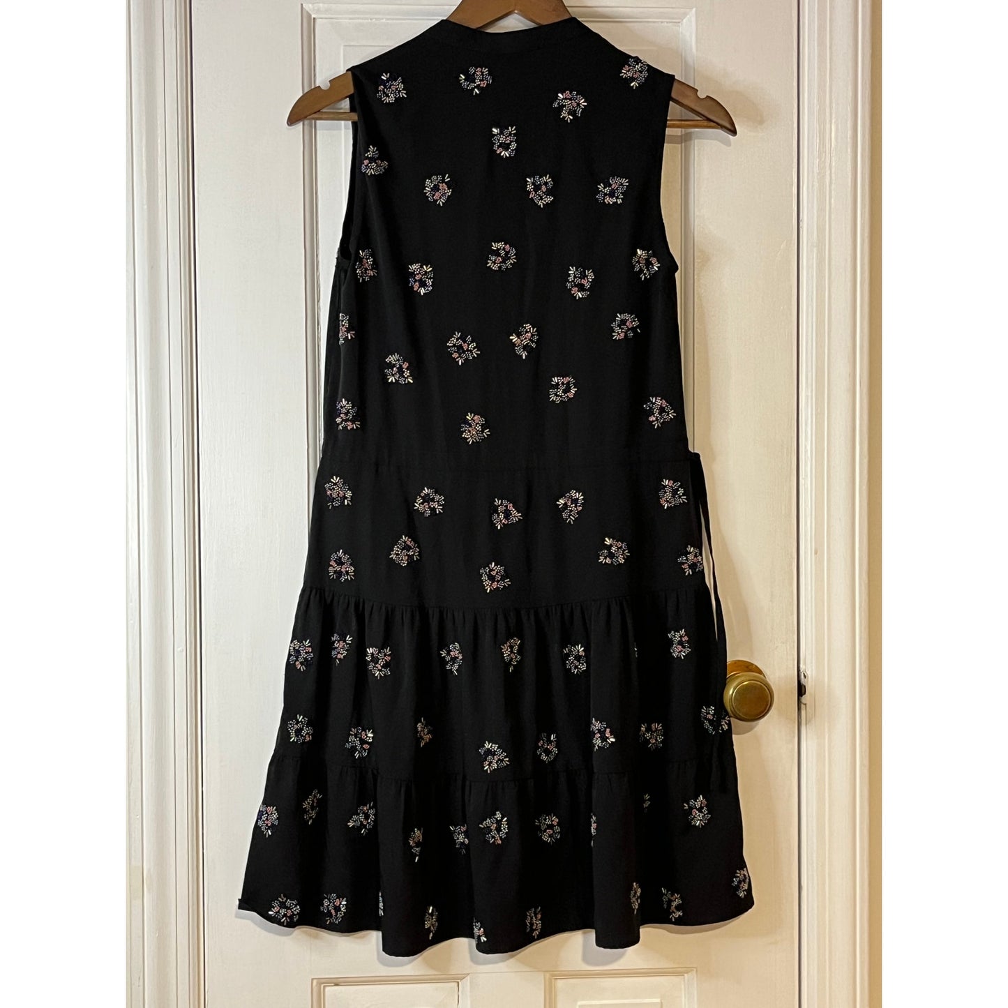 ✨ RARE AllSaints Embellished Beaded Anouk Lin Dress Sz 4