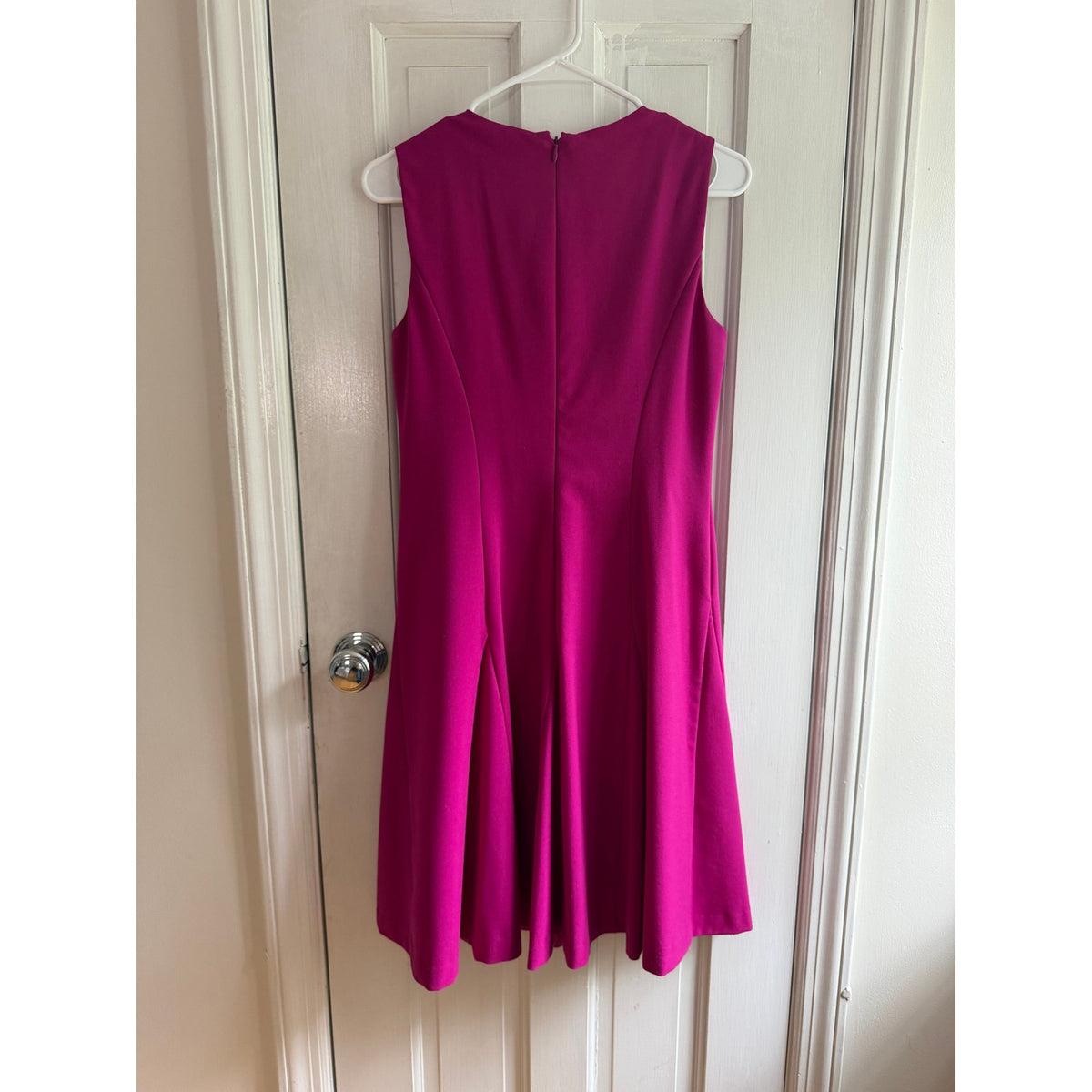 Lauren Ralph Lauren Magenta Cowl Neck Sheath Dress Size 6