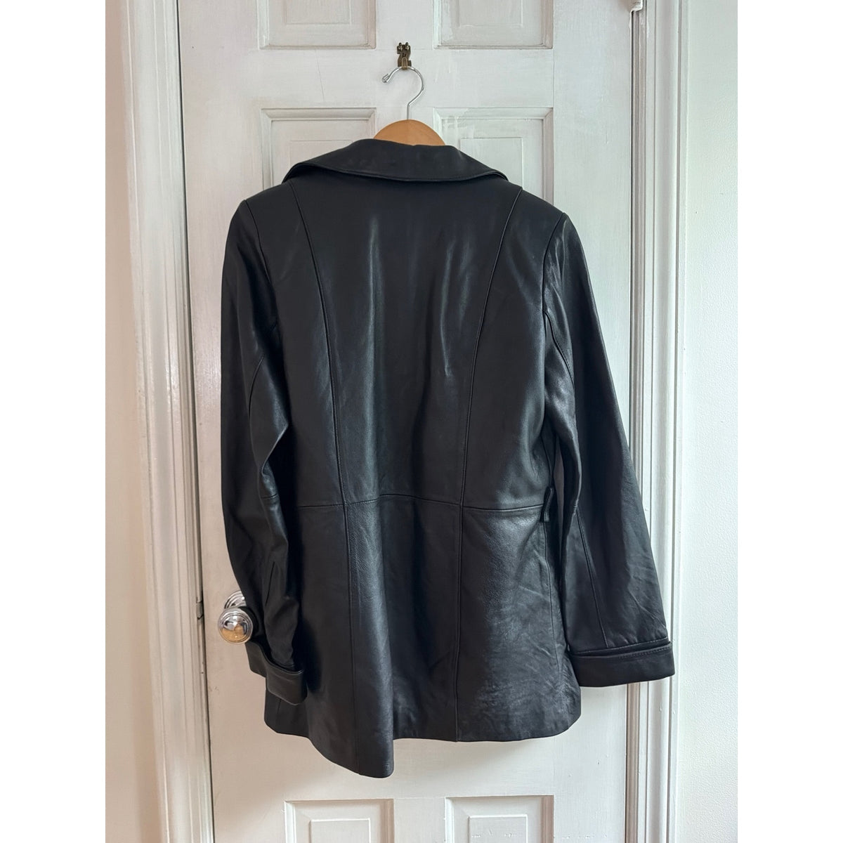 Vintage Wilsons Leather Black Insulated Thinsulate Leather Blazer Coat Jacket S