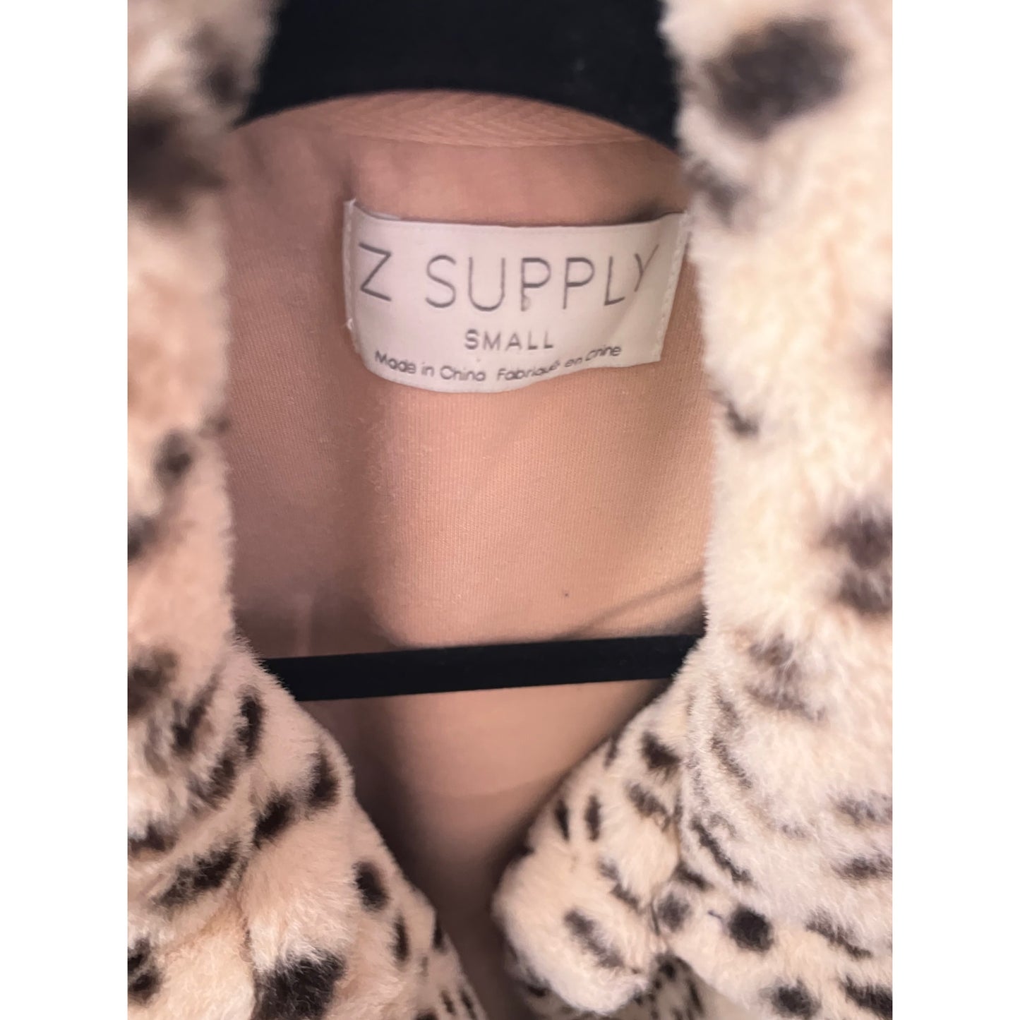 Z Supply Leopard Print Jacket - Small