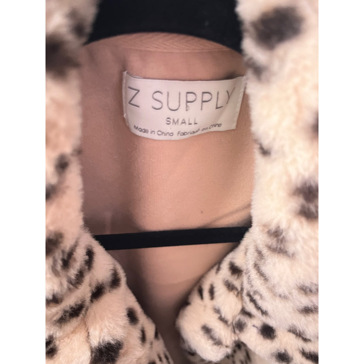 Z Supply Leopard Print Jacket - Small