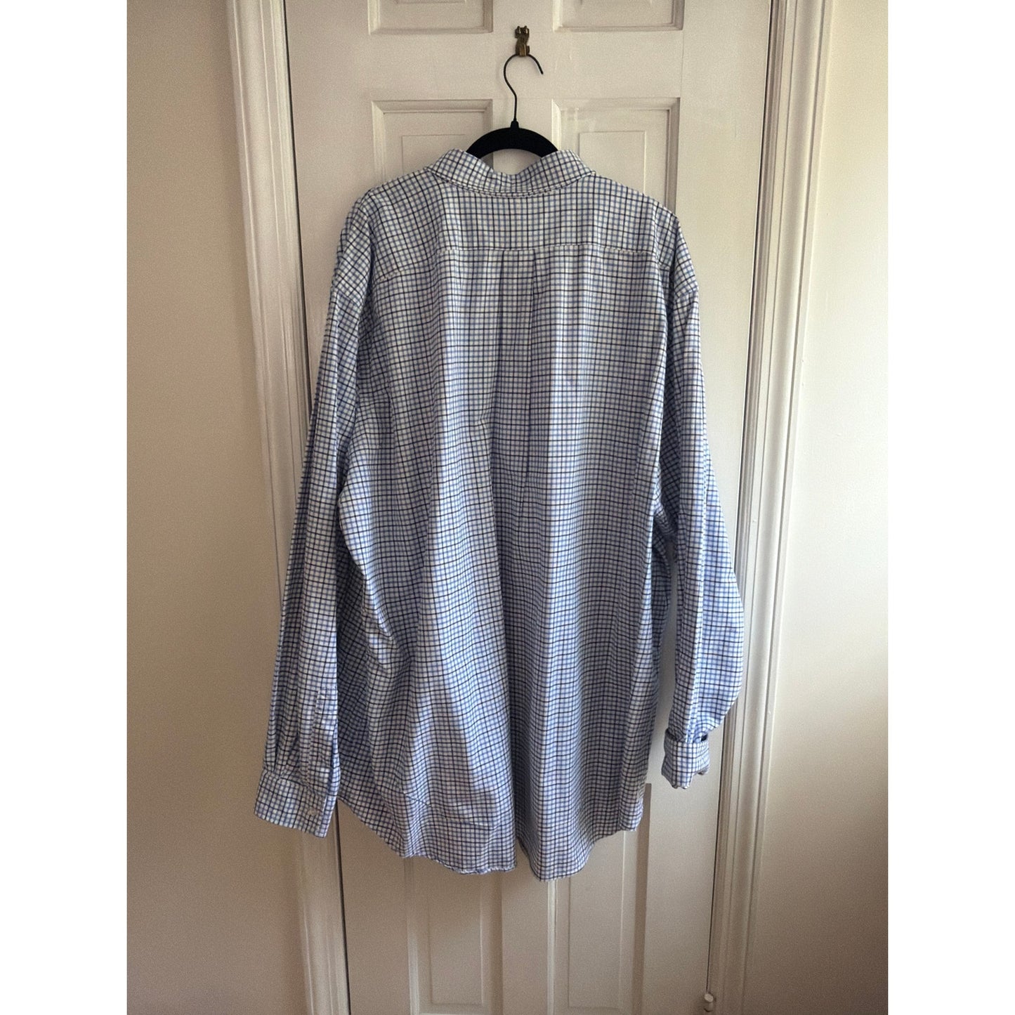 Polo Ralph Lauren Classic Fit Shirt Mens 3XL Blue White Pattern Multicolor Pony