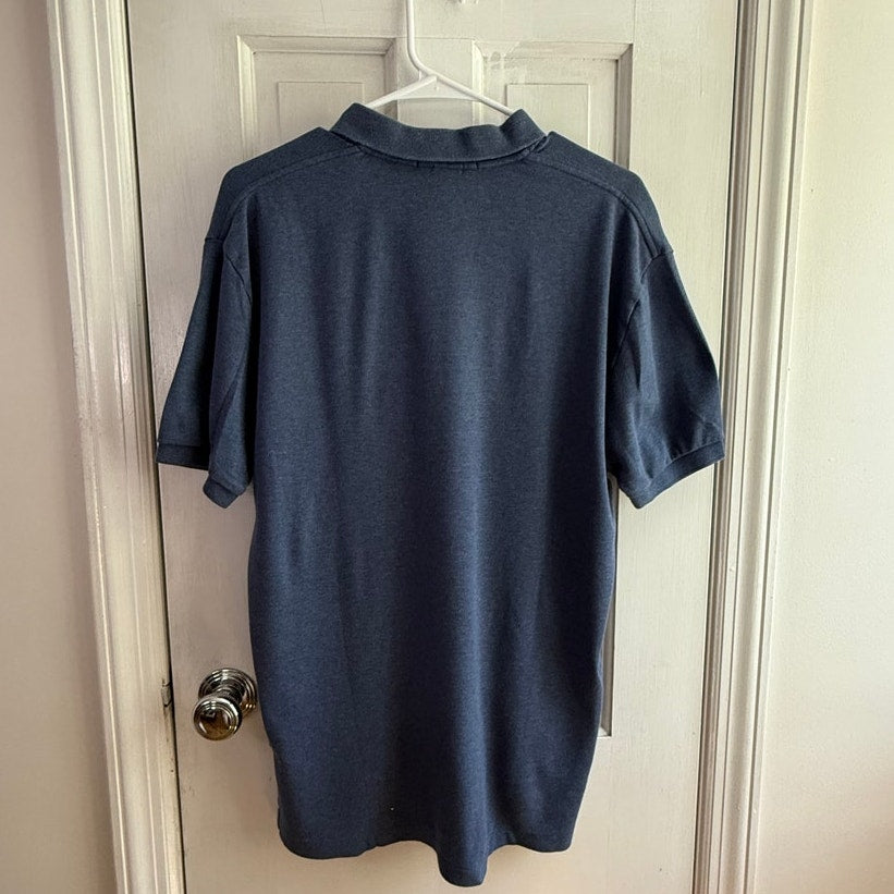 Polo Ralph Lauren Blue Grey Polo Shirt Men's Red Pony Medium