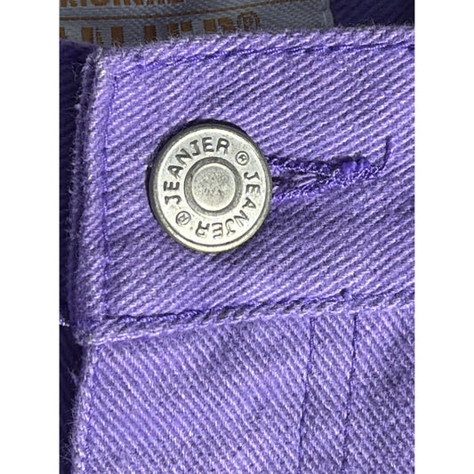 The Original Jeanjer Size 9/10 Purple High Rise Slim Fit With Tags