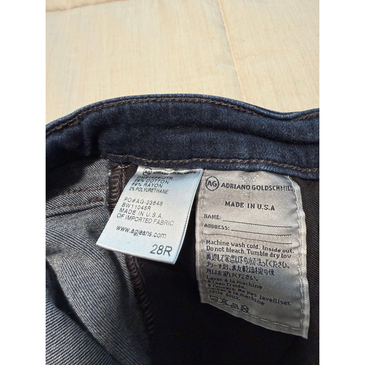 AG Women's Jeans Size 28