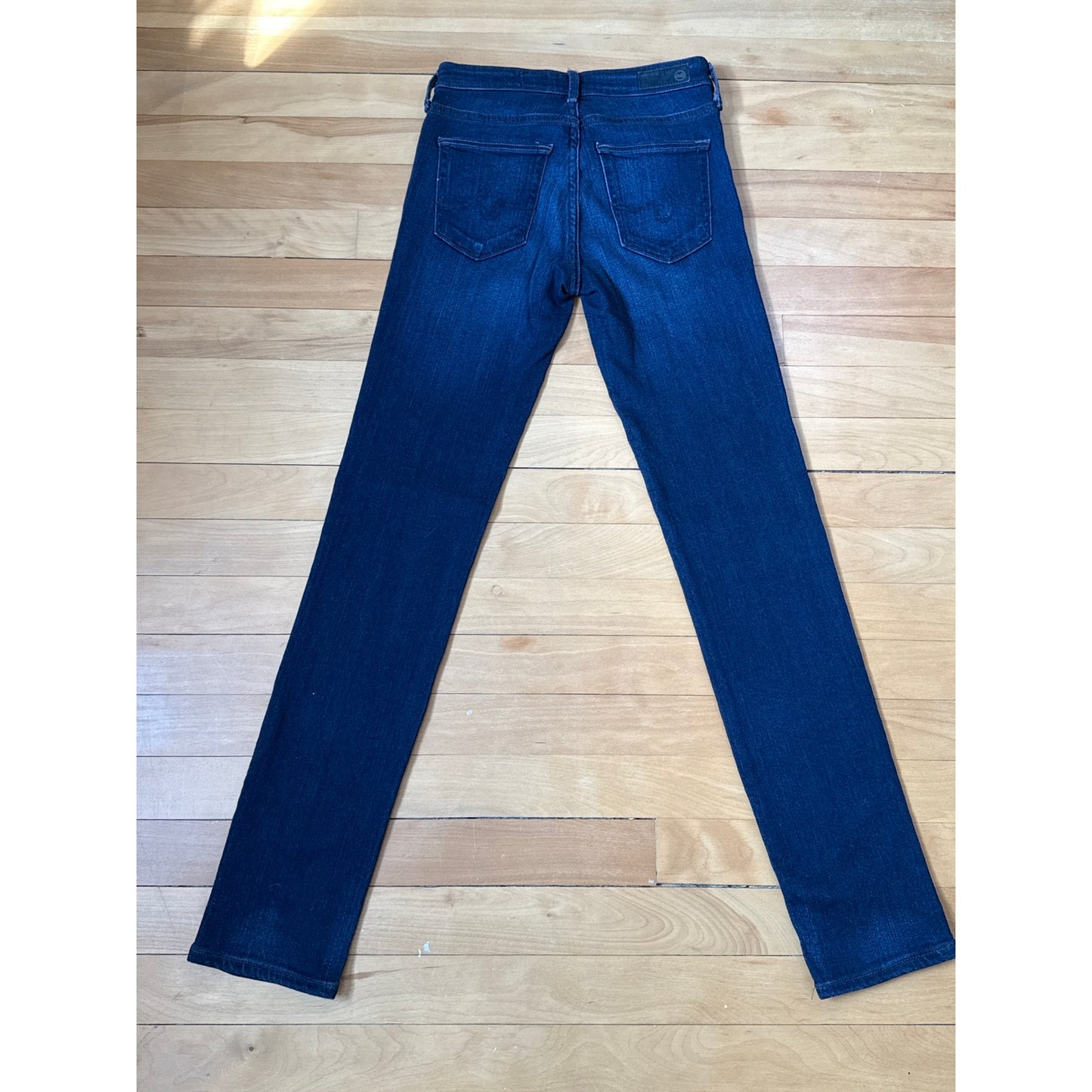 Adriano Goldschmied AG "The Prima" Size 24 Dark Wash Mid Rise Skinny Jean