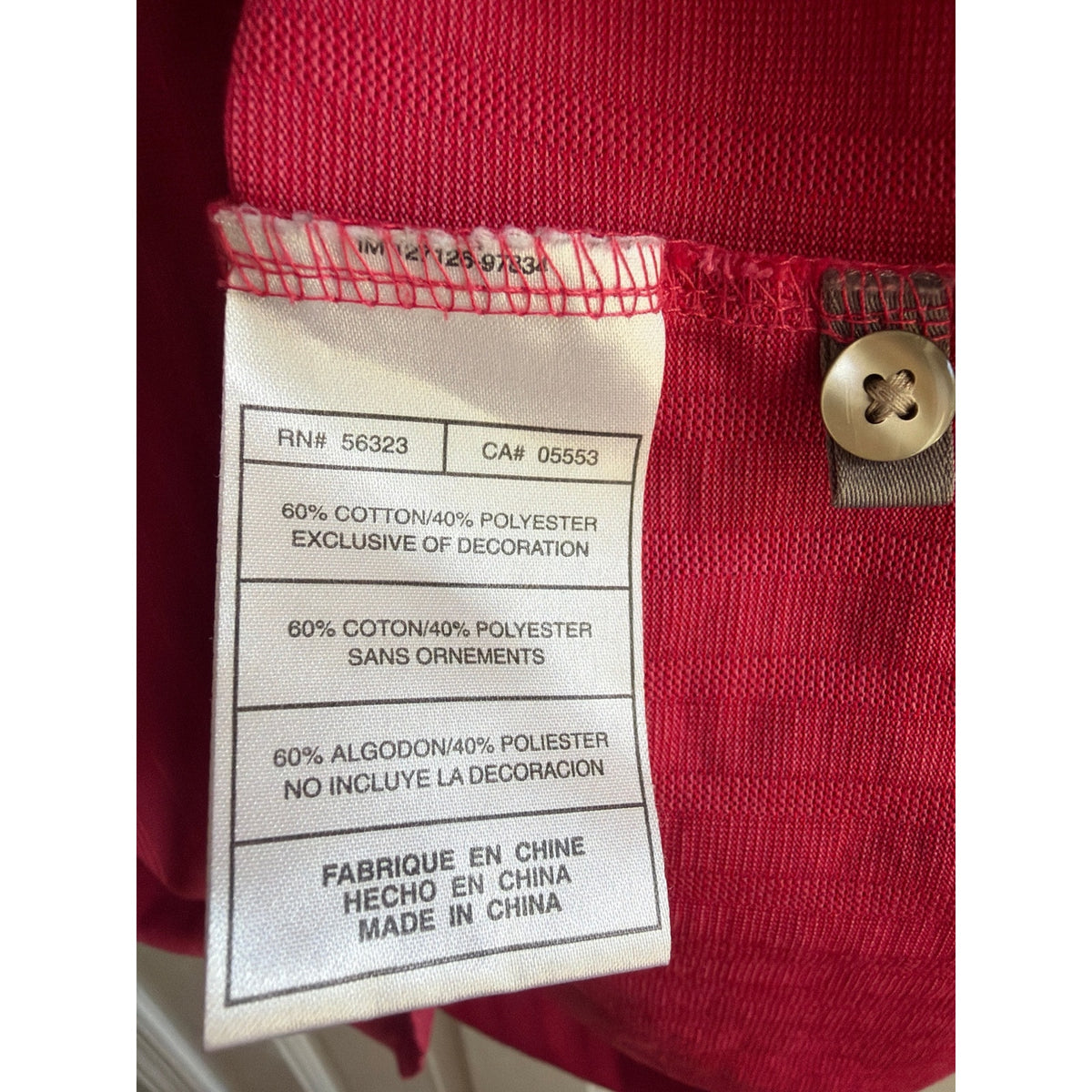 Vintage Red Nike Golf Tiger Woods Collection Polo Shirt Mens XLXL