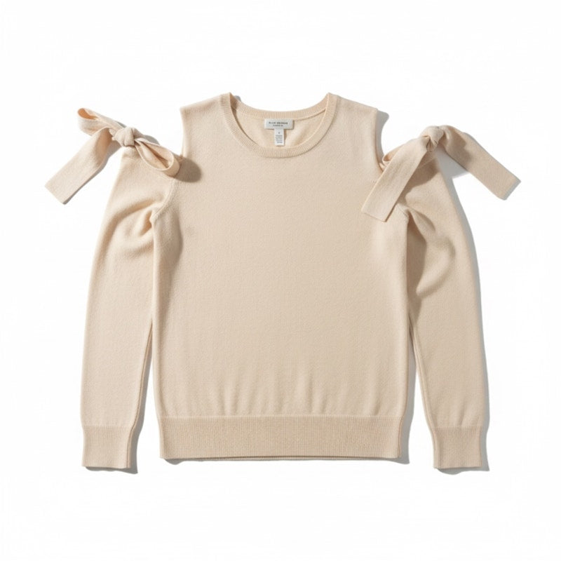 Club Monaco Cashmere Cream Sweater Small