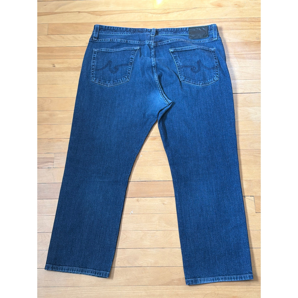 AG Everett 40x32 Slim Straight Dark Wash Jeans
