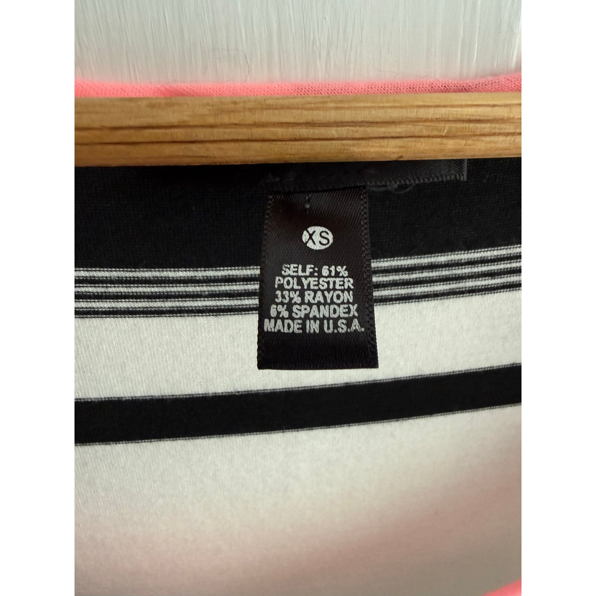 Aqua White & Orange Striped Crew Neck Tank Midi Dress - Size XS