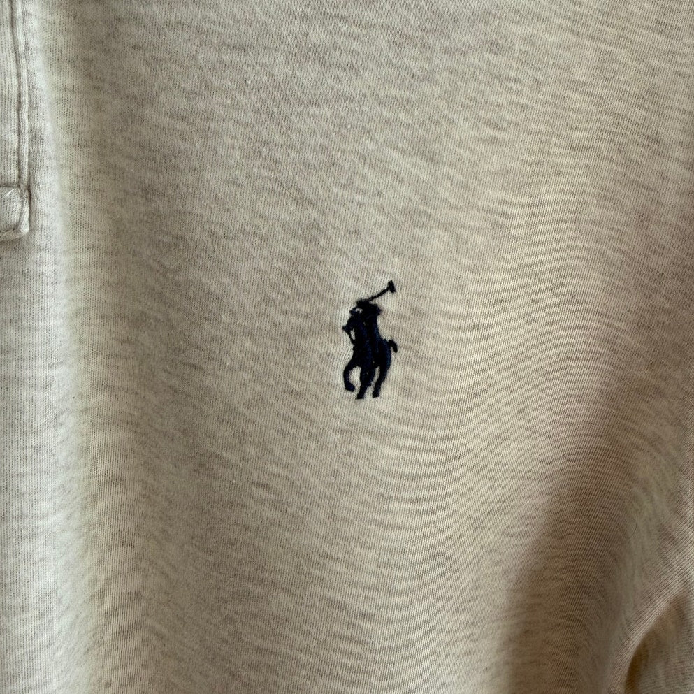 Polo Ralph Lauren Cream/White Men's Polo Men's Navy Pony Large