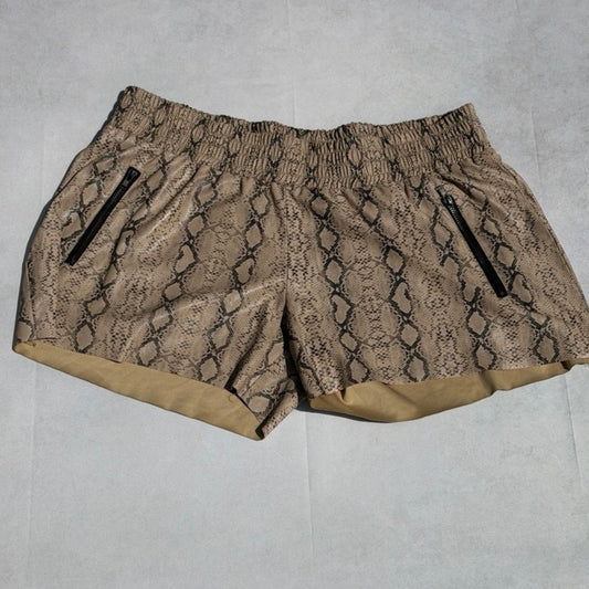 Generate Love "Choose Love" Size  Medium Faux Snake Skin Shorts