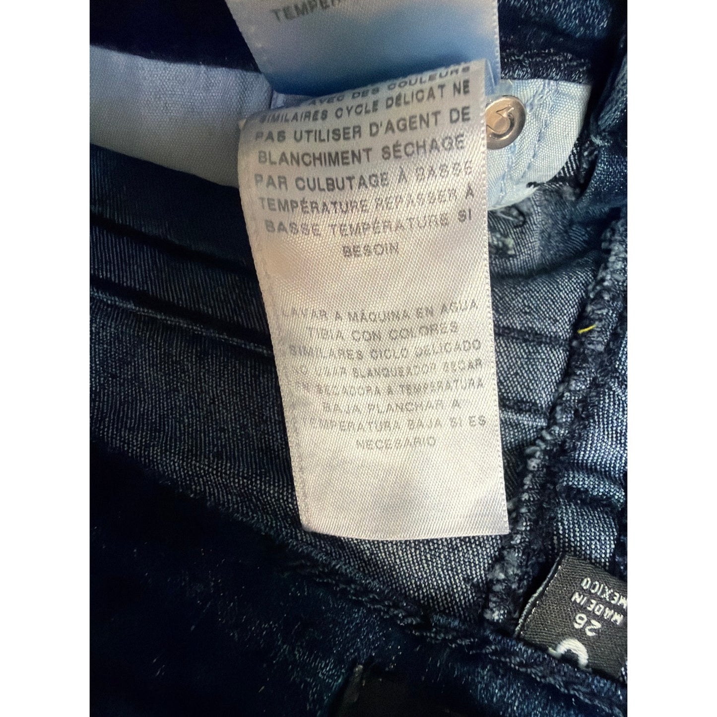 True Religion Size 25 Jennie Mid Rise Super Skinny Dark Wash Cuffed Jeans