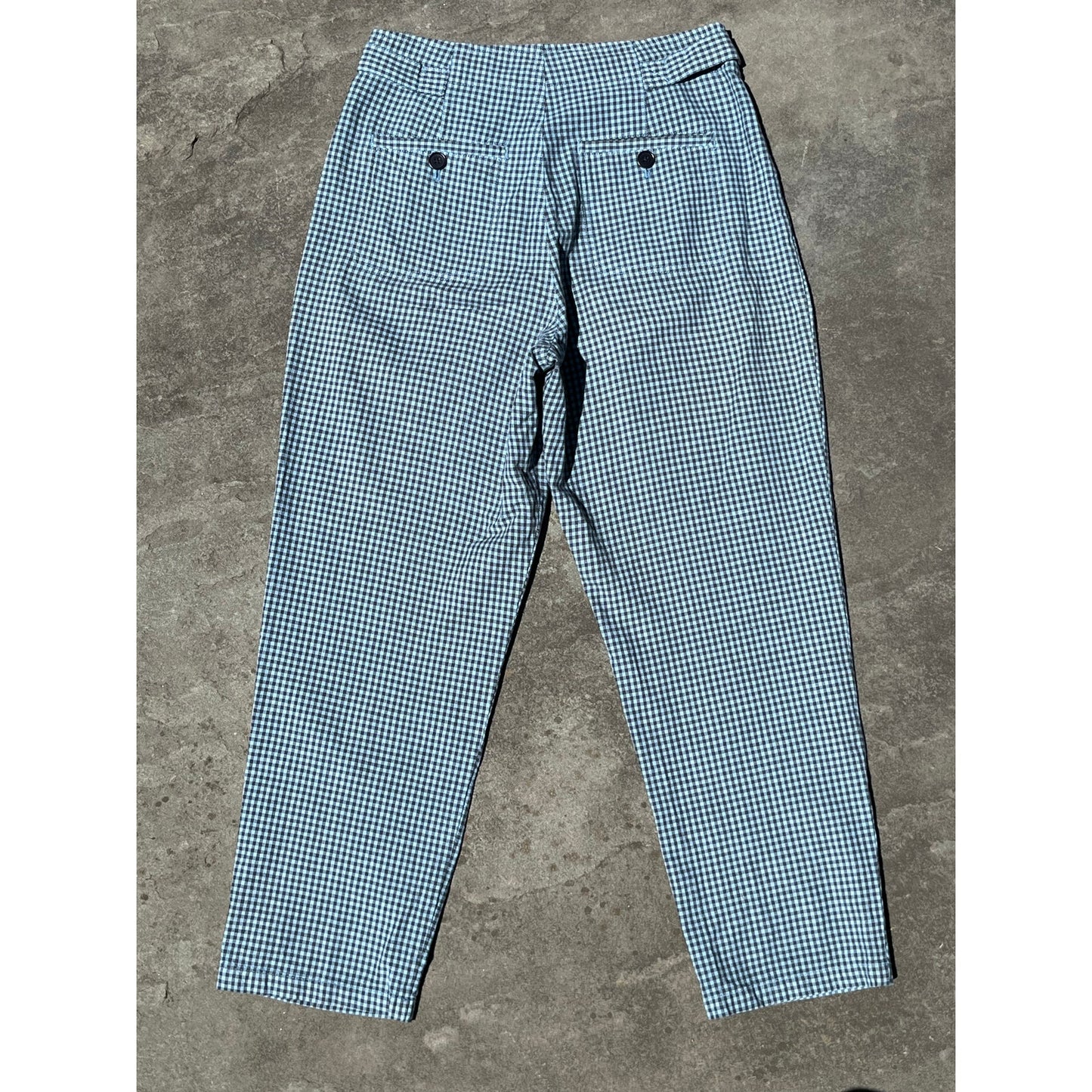 Sundance Life of Dreams Plaid Pants 4 Cropped Wide Leg Boho Artisan Academia 🪵
