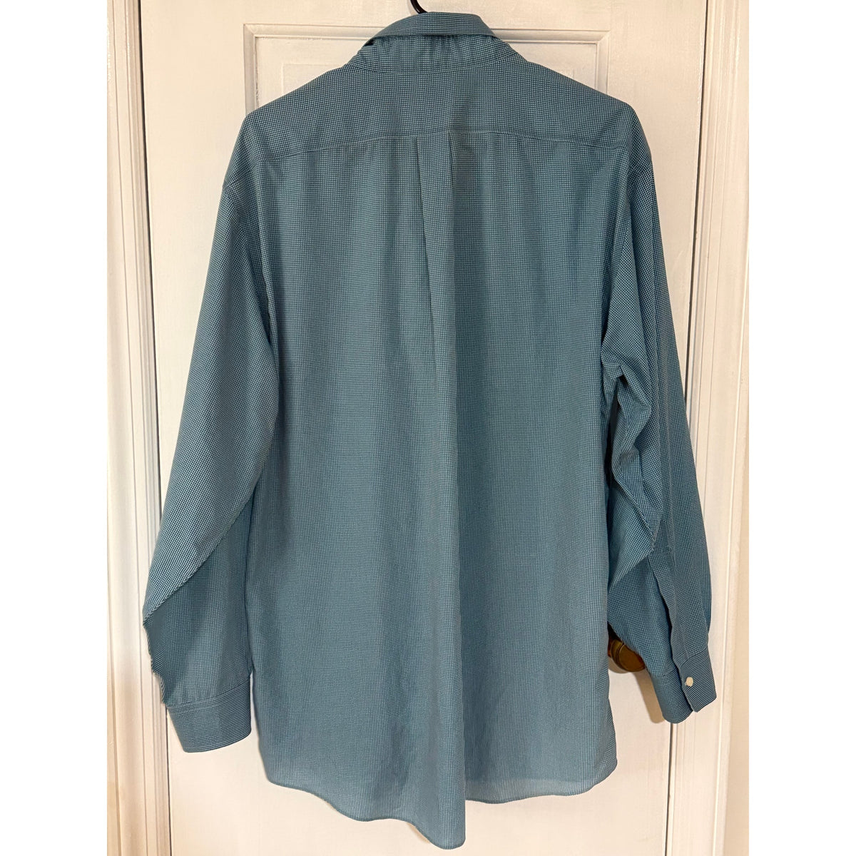 Brooks Brothers Blue Patterned Button-Up Shirt 16 1/2 - 34