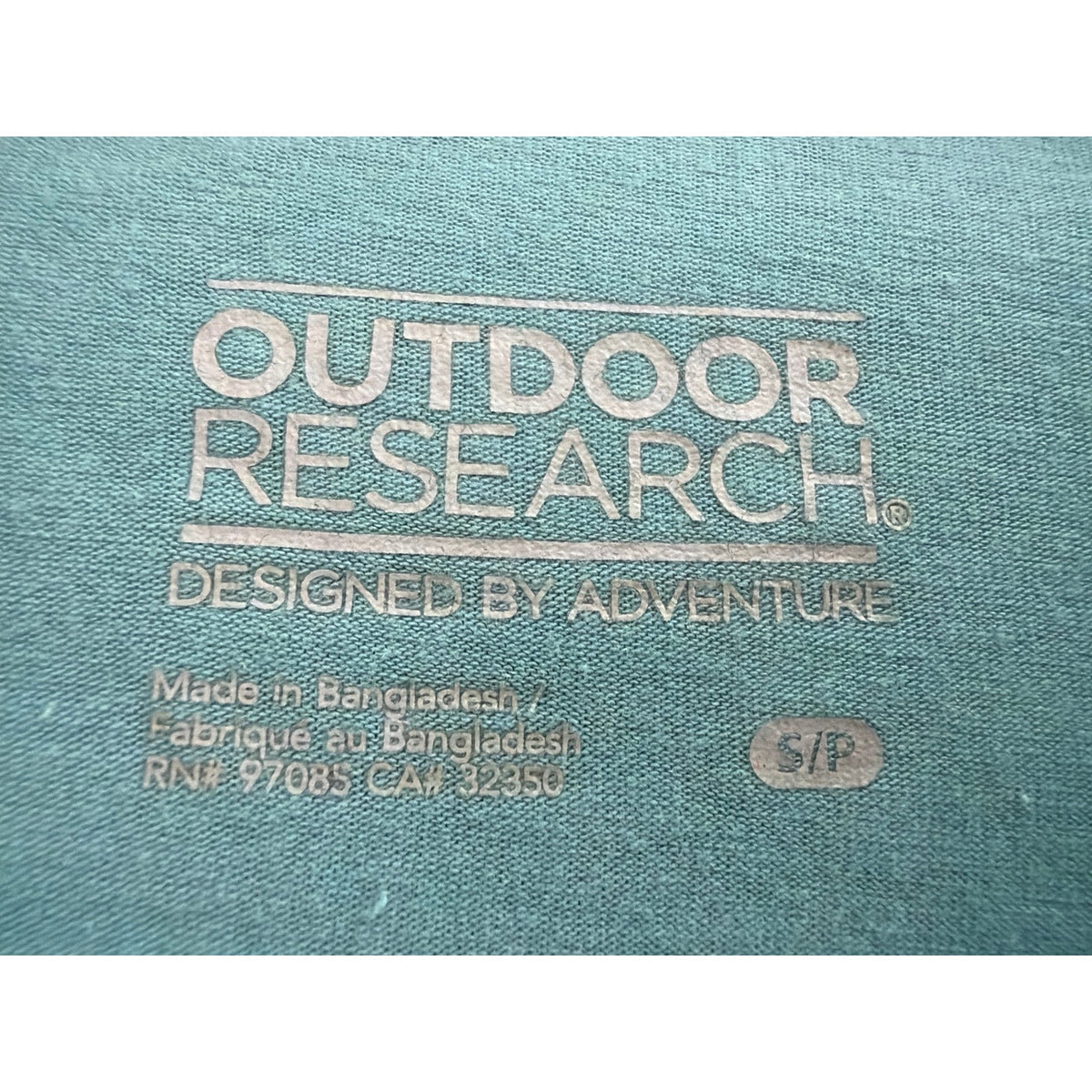 Outdoor Research Womens Small Sage Green Quarter Zip Lightweight Hoodie Pullover