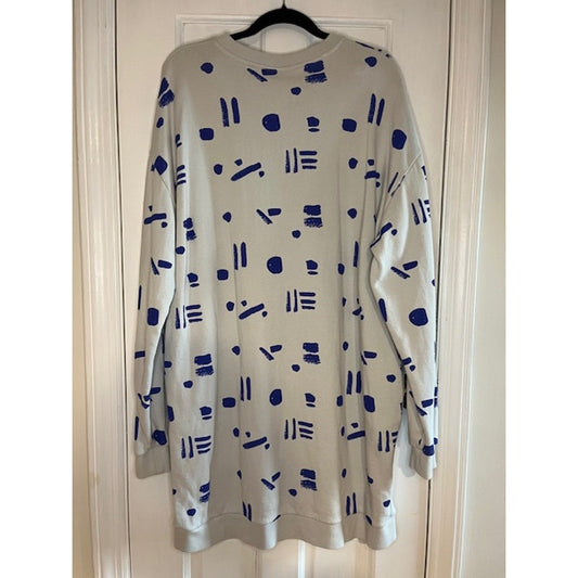Cub and Pudding sweatshirt dress -Hand Drawn