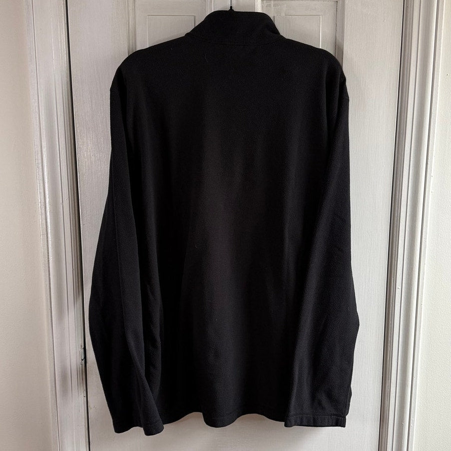 the North Face Black Quarter Zip Fleece - XL