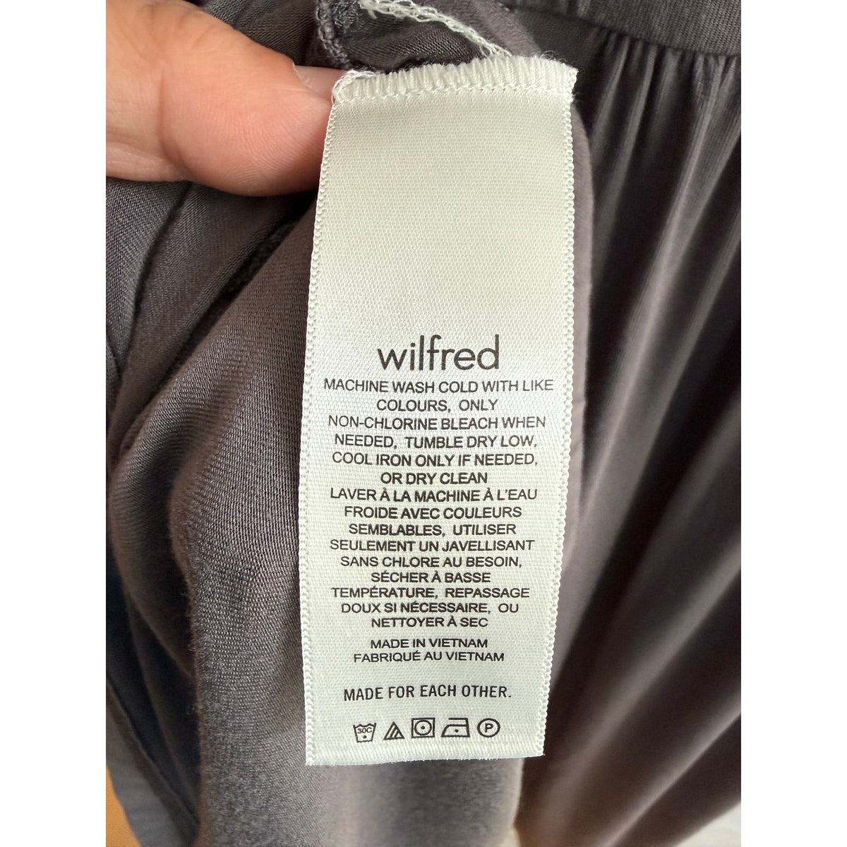 Wilfred Aritzia Grey Spaghetti Strap Romper - Size XS - EUC