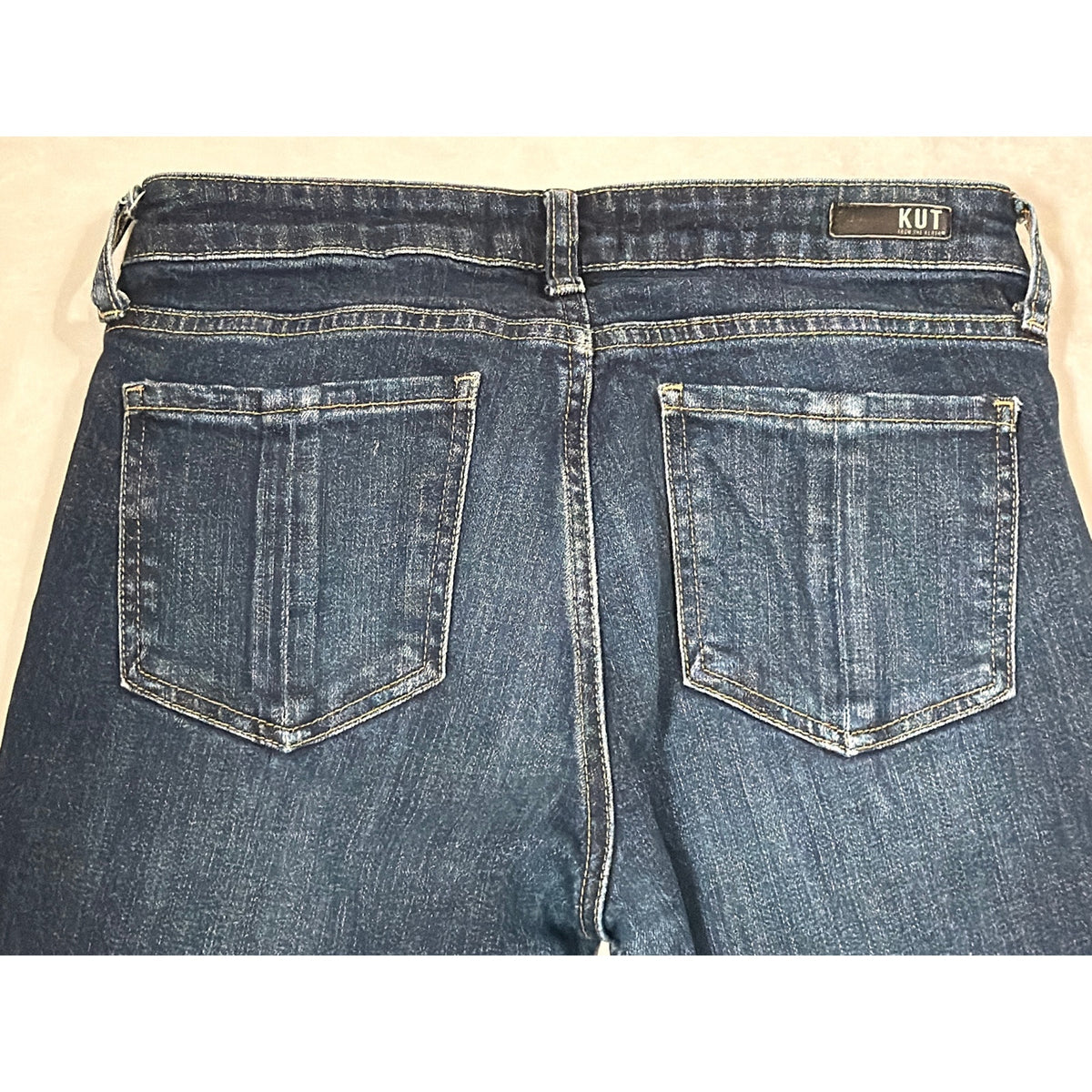 Kut Size 4 Dark Wash Cathrine Style Boyfriend Cut Jeans