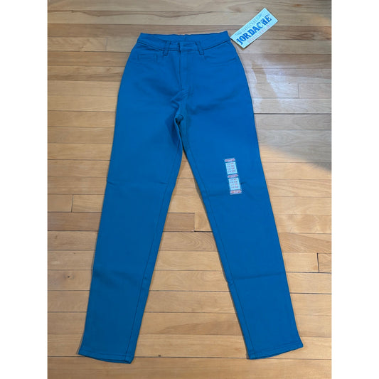 Vintage NWT Jordache Size 10/31 Stretch Streetwear High rise Teal Jean