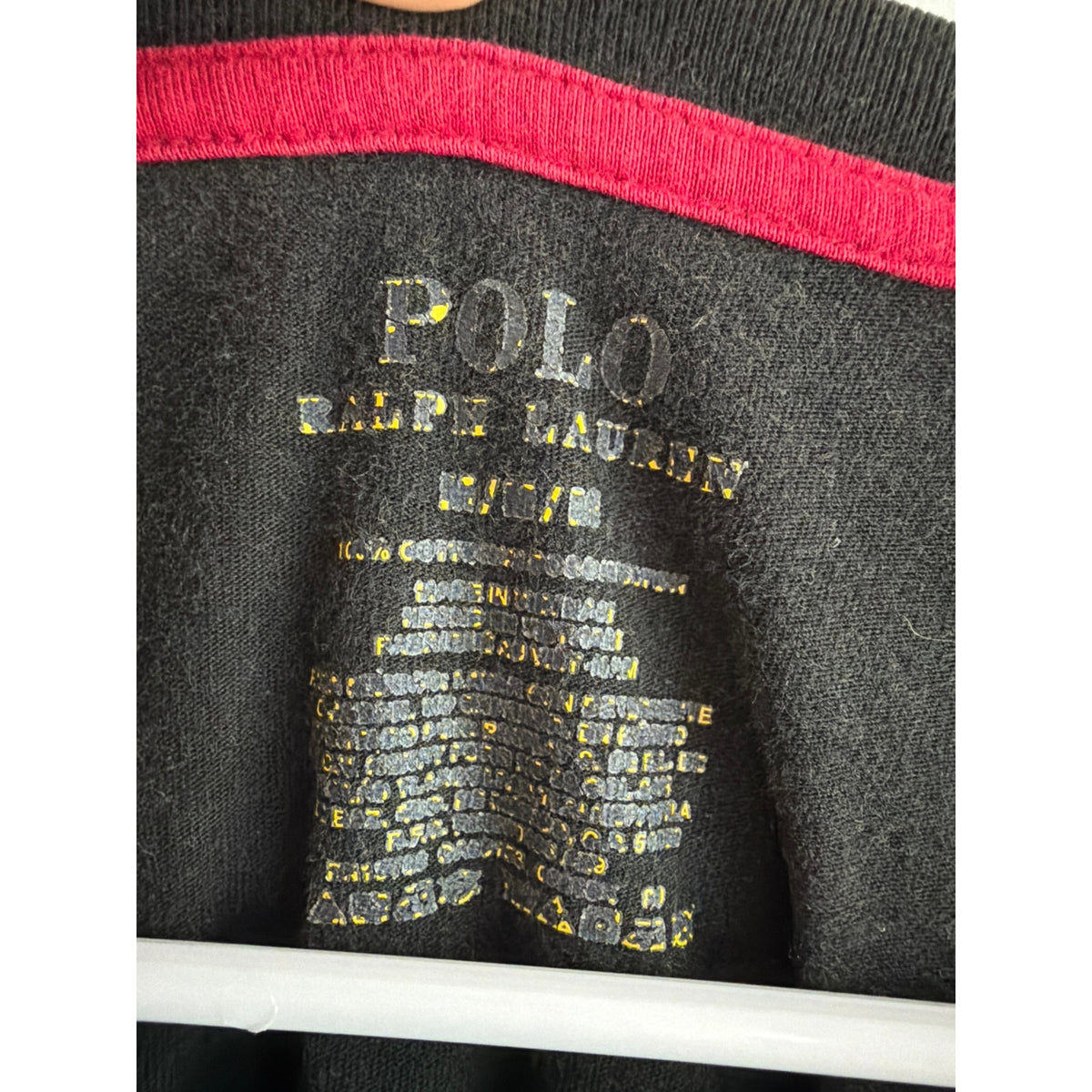 Vintage Polo Ralph Lauren Bear Graphic Long Sleeve Shirt - Size Medium