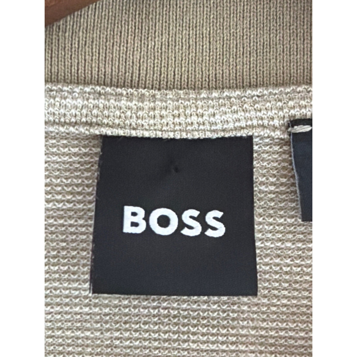 BOSS Hugo Boss Men's Tipping-Trim Knit Short Sleeve Polo Shirt - Extra Large 