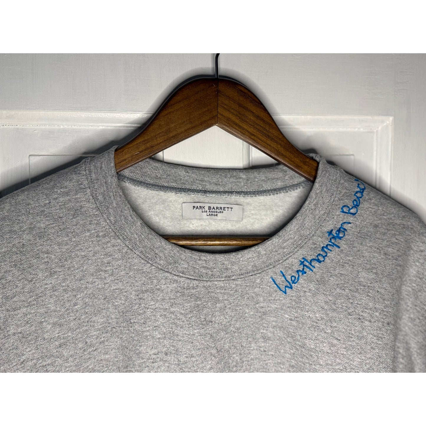 Park Barrett Vintage Grey Sweatshirt "West Hampton" NWT - Hand Sewn