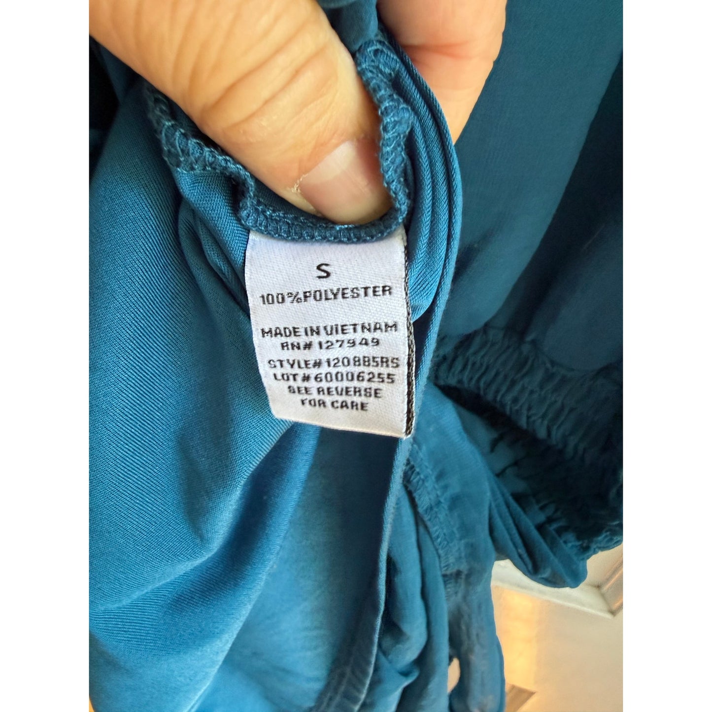 Emma Michele Size Small Aqua Dress