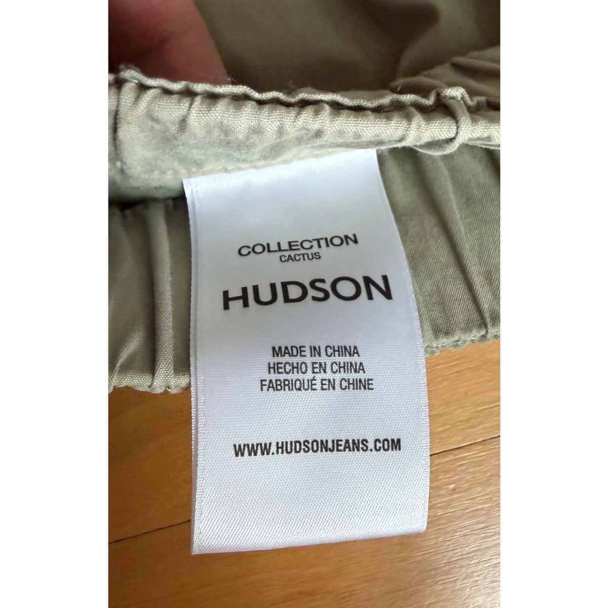 Hudson Jeans Cactus Collection Light Green Drawstring Shorts Small EUC